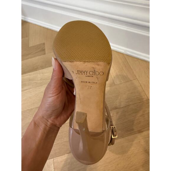Jimmy Choo Azia 95 Strappy High Heel Sandal -Old Version EU 37 - Picture 7 of 9